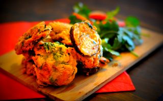 Photo: Spicy Aubergine Fritters